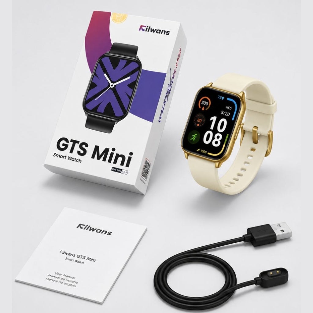 BOCINA SANAG M15 (BEIGE) + AUDÍFONOS G-TIDE OWS 8 (BEIGE) + SMARTWATCH FILWANS GTS MINI (DORADO) — imagen 11