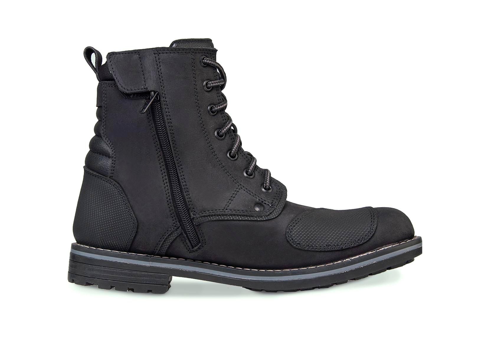 Bota hombre Moto Botin Trabajo biker WORKLAND 89738 Negro — imagen 10