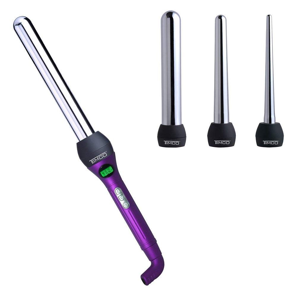 Ferro Rizador de Cabello X-titanium 3 en 1 Uso Profesional Puntas Intercambiables Timco TCX-F3 — imagen 2