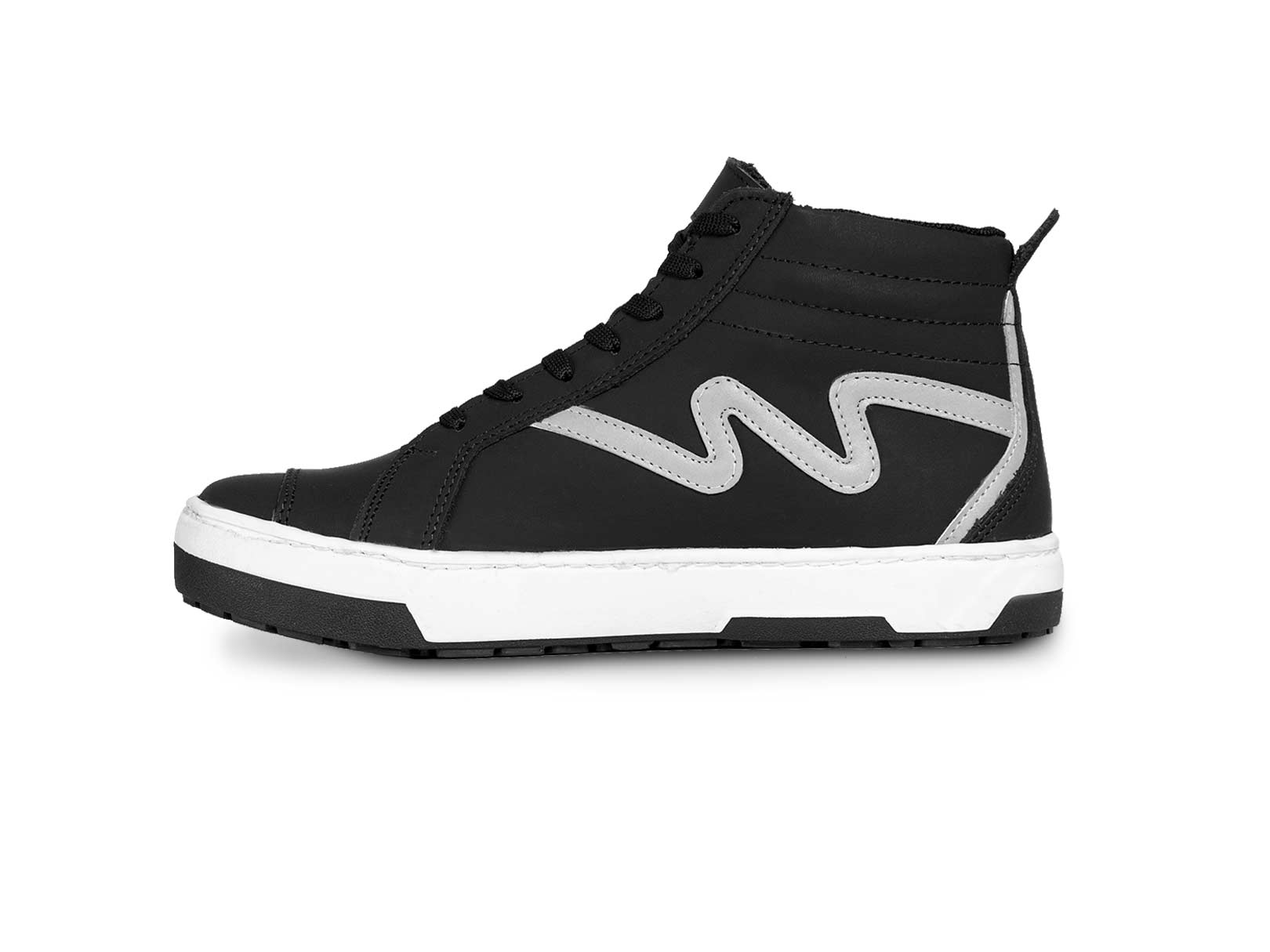 Tenis motociclista hombre botin biker WKL 80206 Negro — imagen 13