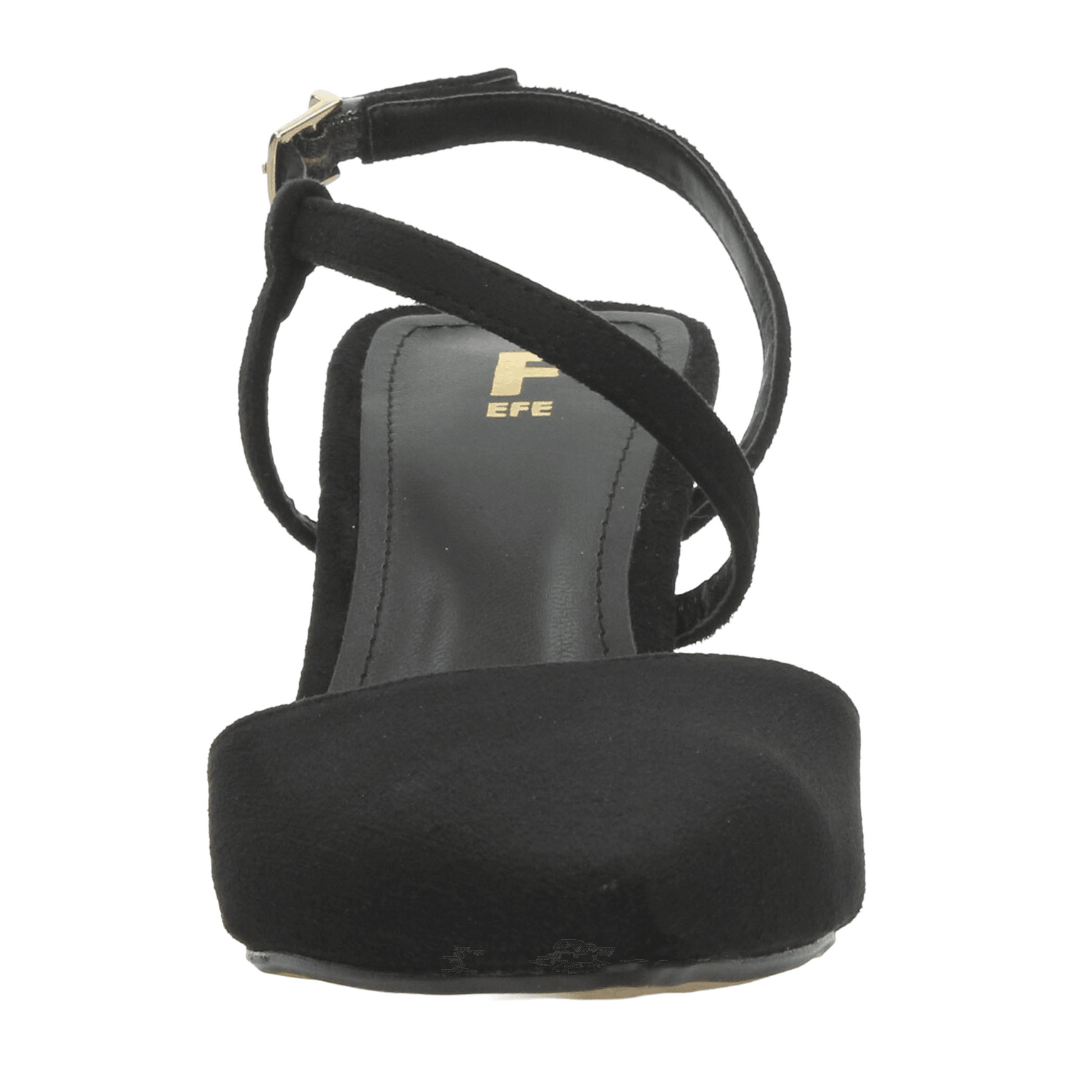 Zapatillas Efe Dama Casual Slingback Punta Negro Mujer — imagen 6