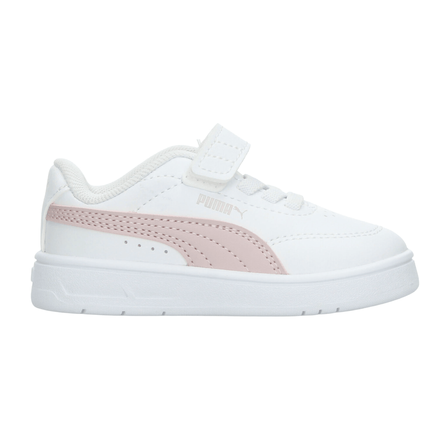 Tenis Puma Court Classic Niña Casual Blanco Infantil T10-17 — imagen 1