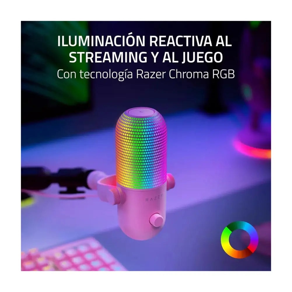 Microfono Razer Seiren V3 Chroma - Rosa — imagen 5