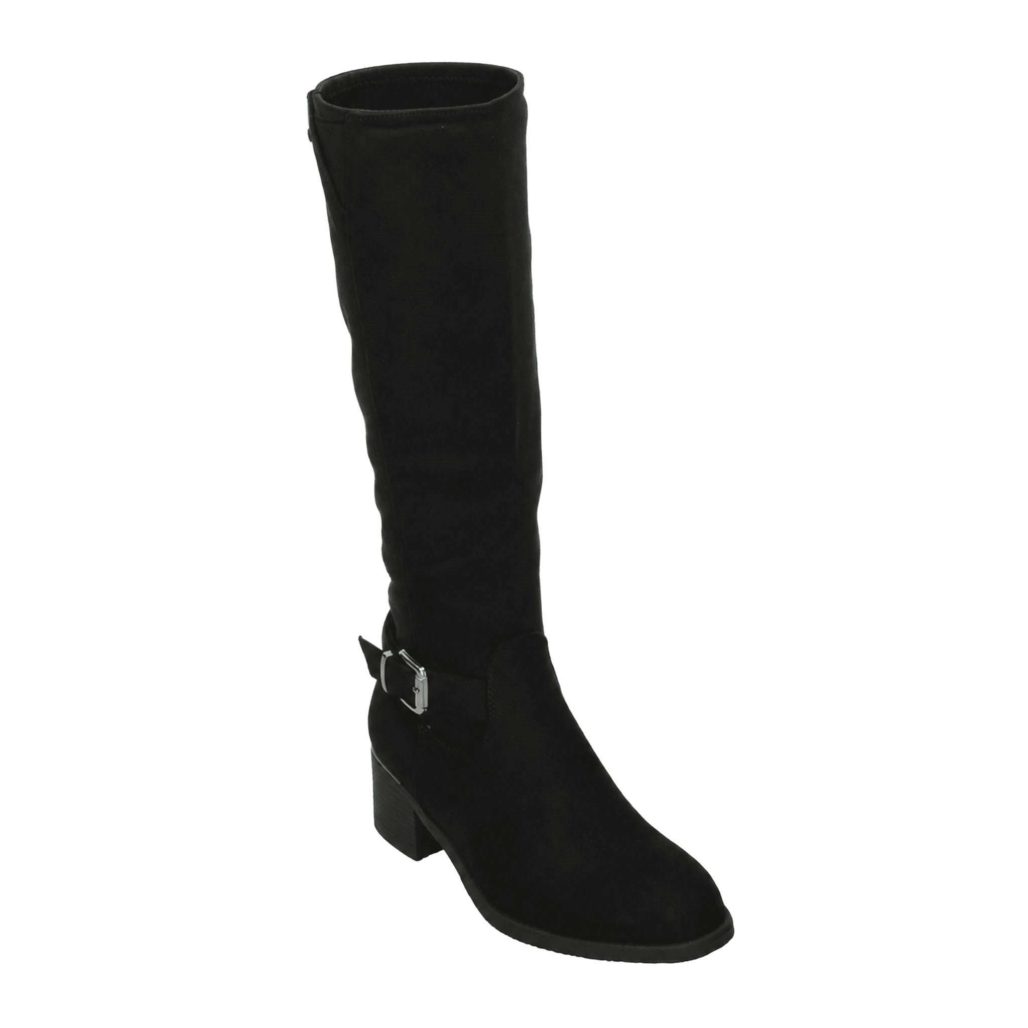 Bota Perugia Dama Casual Larga Tacón Cierre Negro Mujer — imagen 13