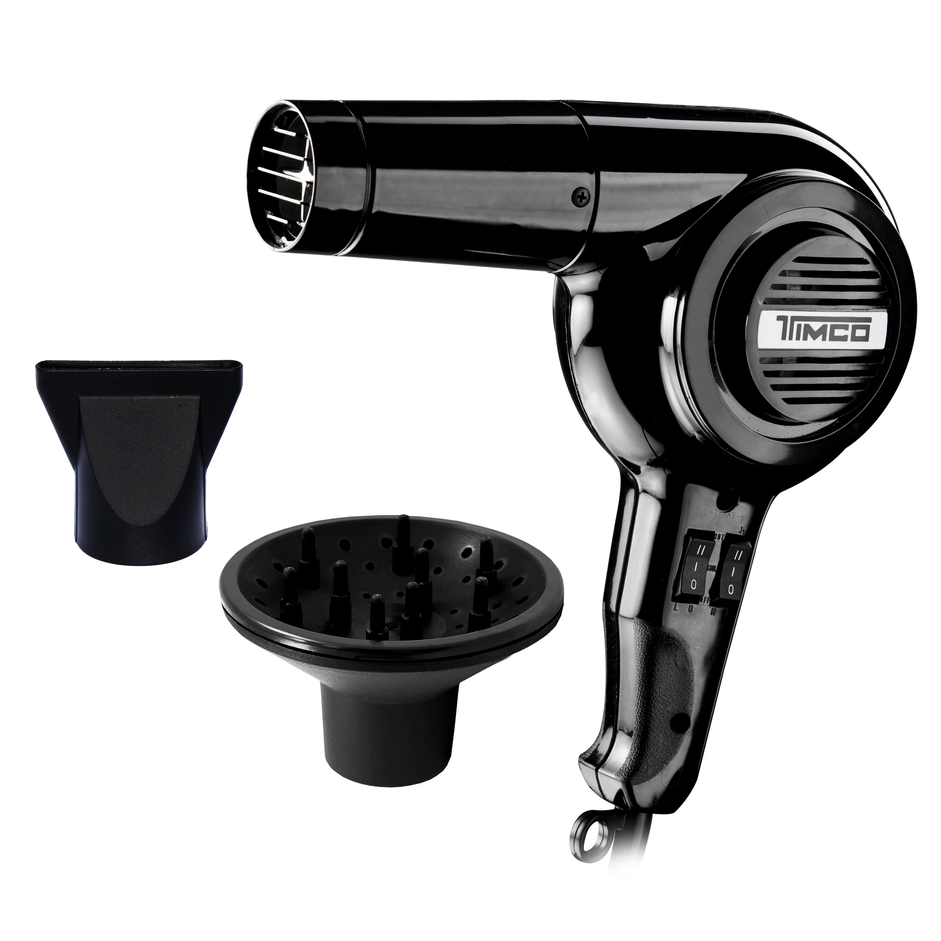 Secadora de Cabello Profesional Estilo Retro con Boquilla y Difusor Timco SP-1600 — imagen 2