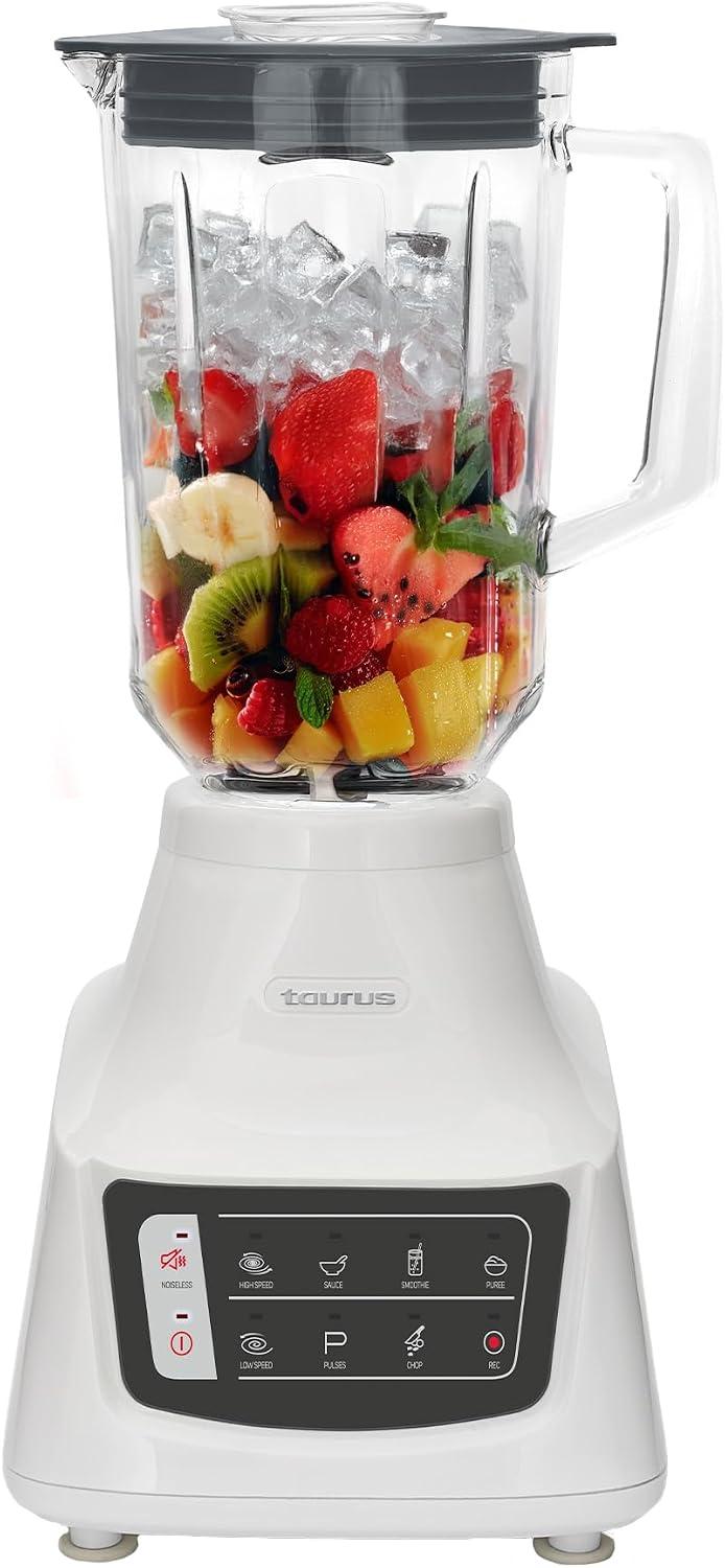 Licuadora Taurus Potenza Comfort Vaso de Vidrio 2.1 L 1000 W Blanca — imagen 1