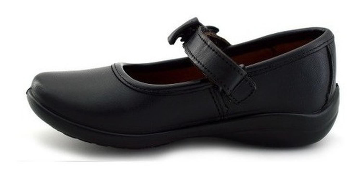 Zapato Coqueta Niña Escolar Negro Infantil T15-27 — imagen 3