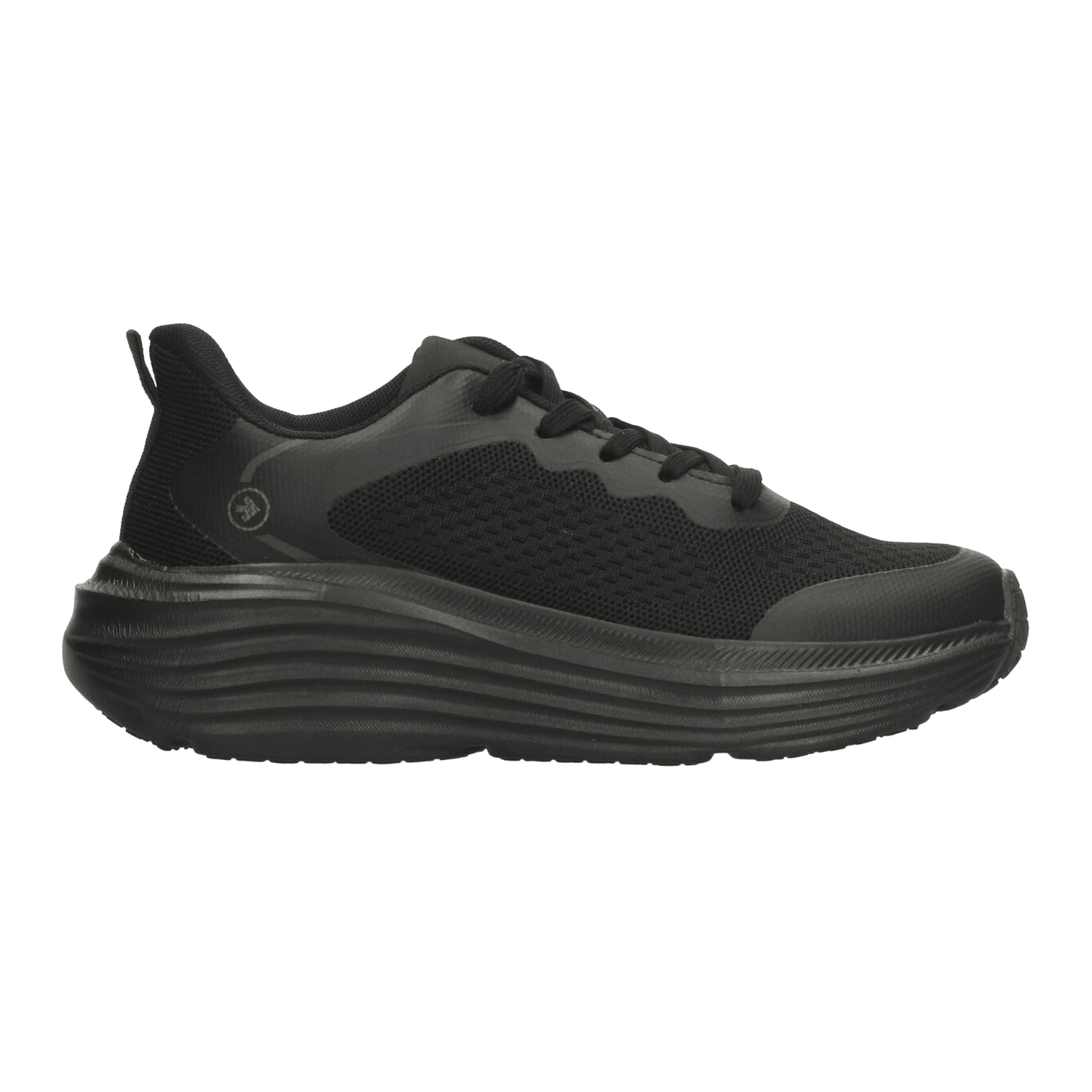 Tenis Berlin Dama Deportivo Cintas Negro Mujer — imagen 1