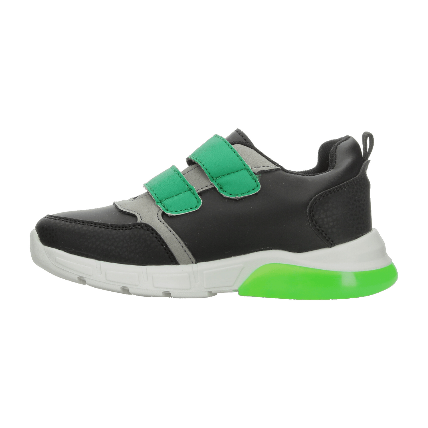 Tenis Minecraft Niño Led Cinta Adhesiva Casual Negro Infantil T15-18 — imagen 5
