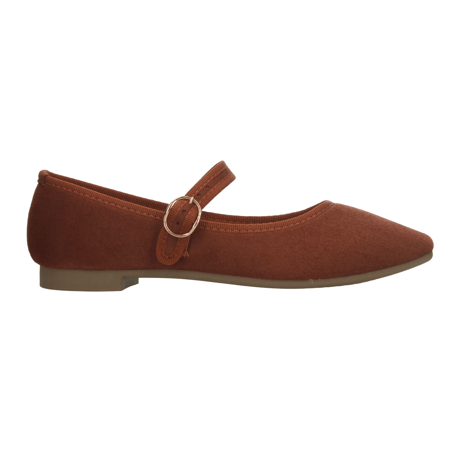 Flats Berlin Dama Terracota Café Casual Mary Jane Mujer — imagen 2