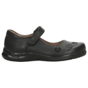 Zapato Vavito Niña Escolar Adhesivo Casual Negro Infantil T18-22