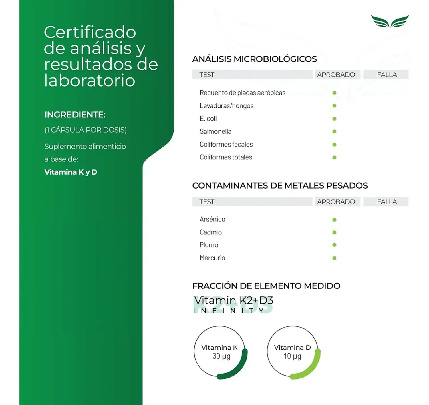 Infinity: Vitamina D3 + K2 Liposomal, K2 MK4+MK7 + D3 + MCT + Folato, para Salud Ósea, 300 Cápsulas — imagen 7