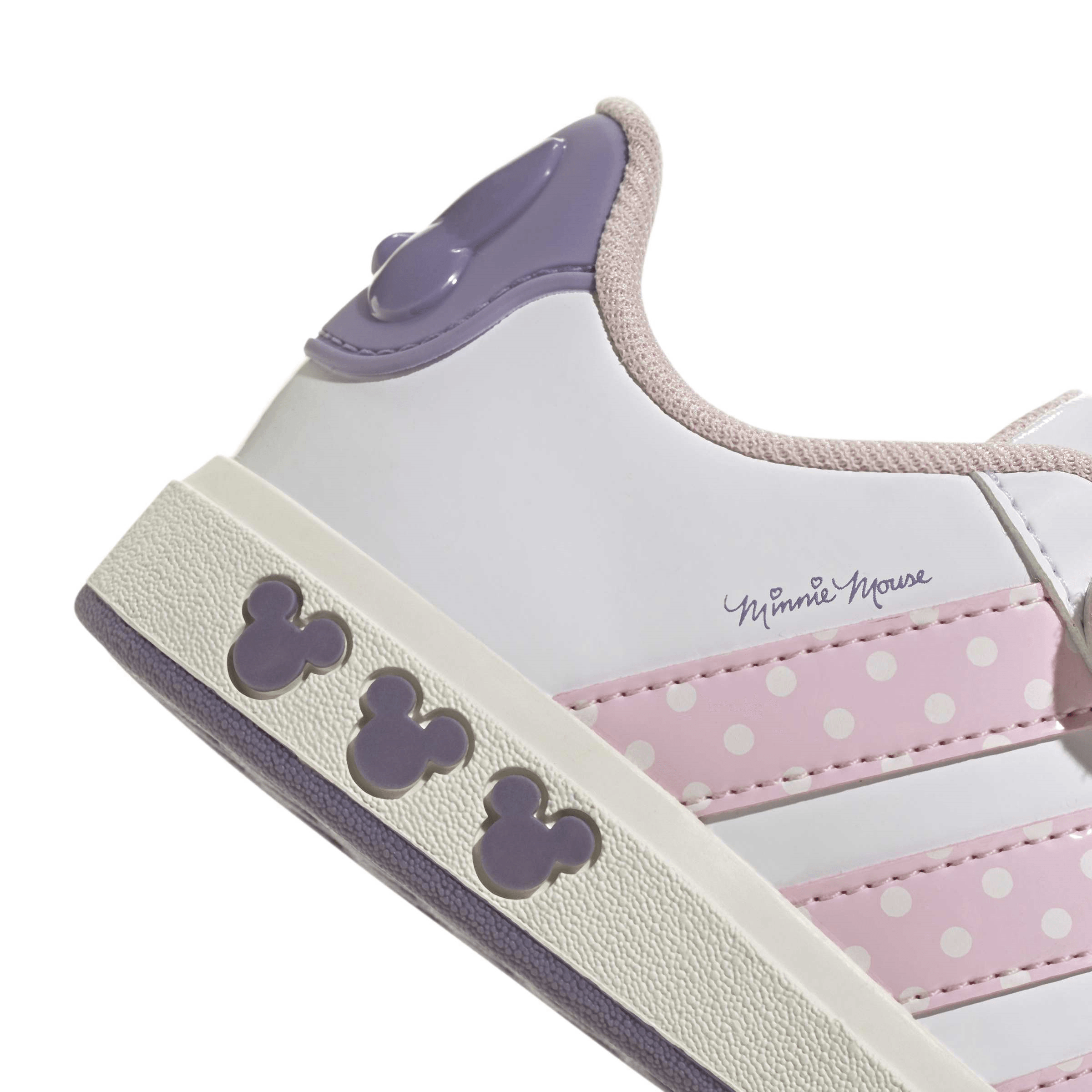 Tenis Adidas Grand Court Minnie Niña Casual Blanco Infantil T16-22 — imagen 13