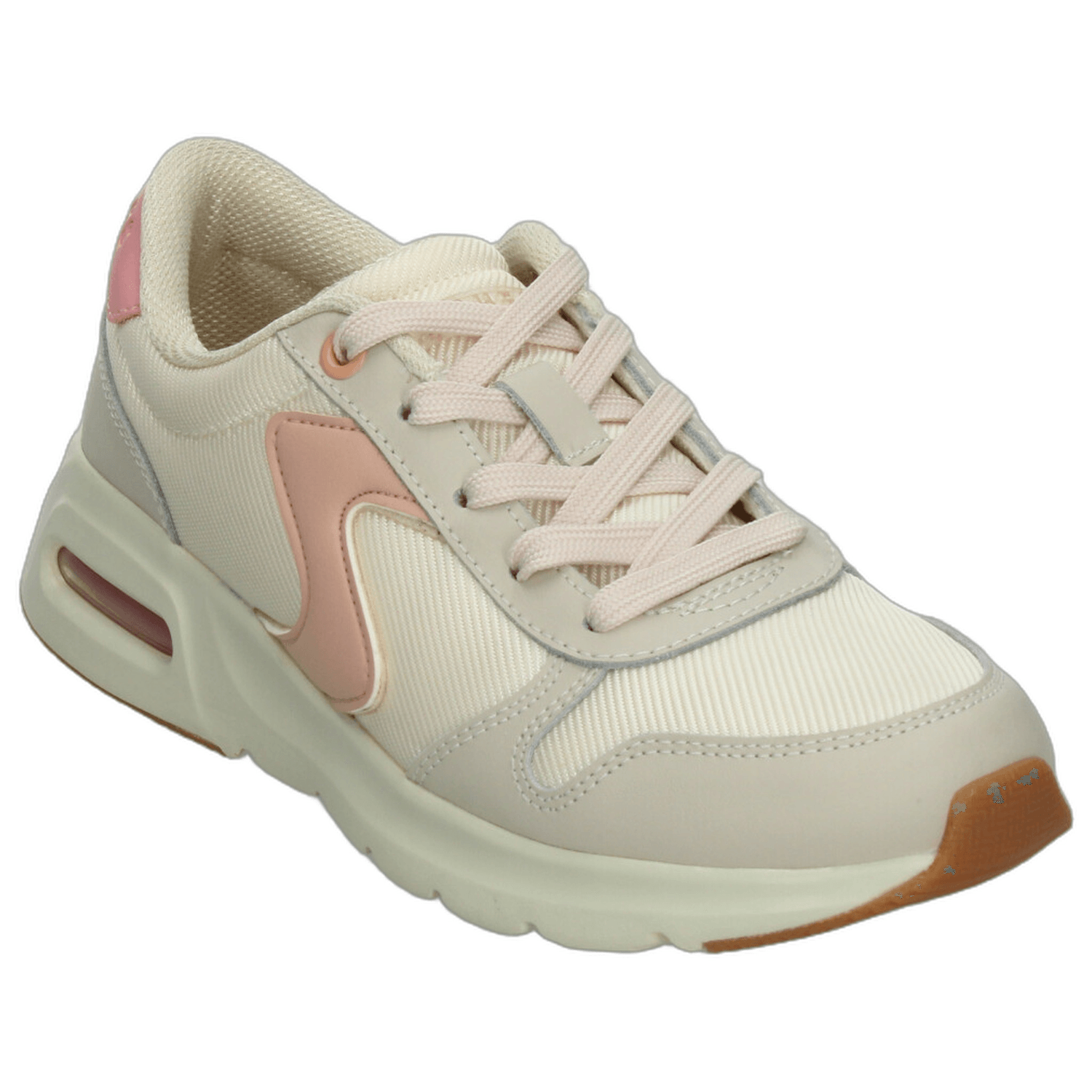 Tenis Dama Skechers Beige Casual Moderno Comodo Mujer — imagen 5
