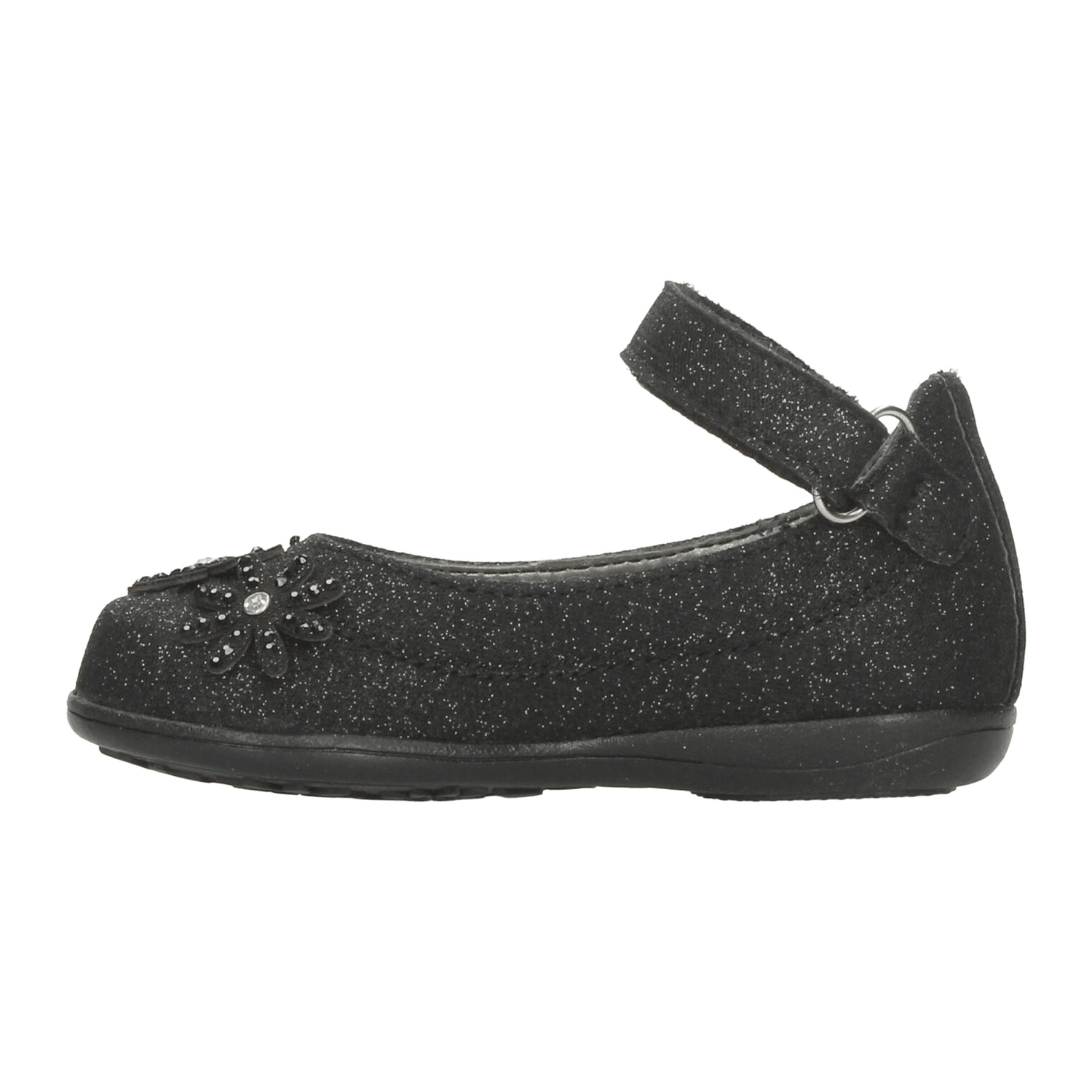 Flat Paressi Niña Casual Cinta Adhesiva Negro Infantil T15-18 — imagen 5