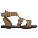 Sandalias Salamandra Dama Casual Café Mujer