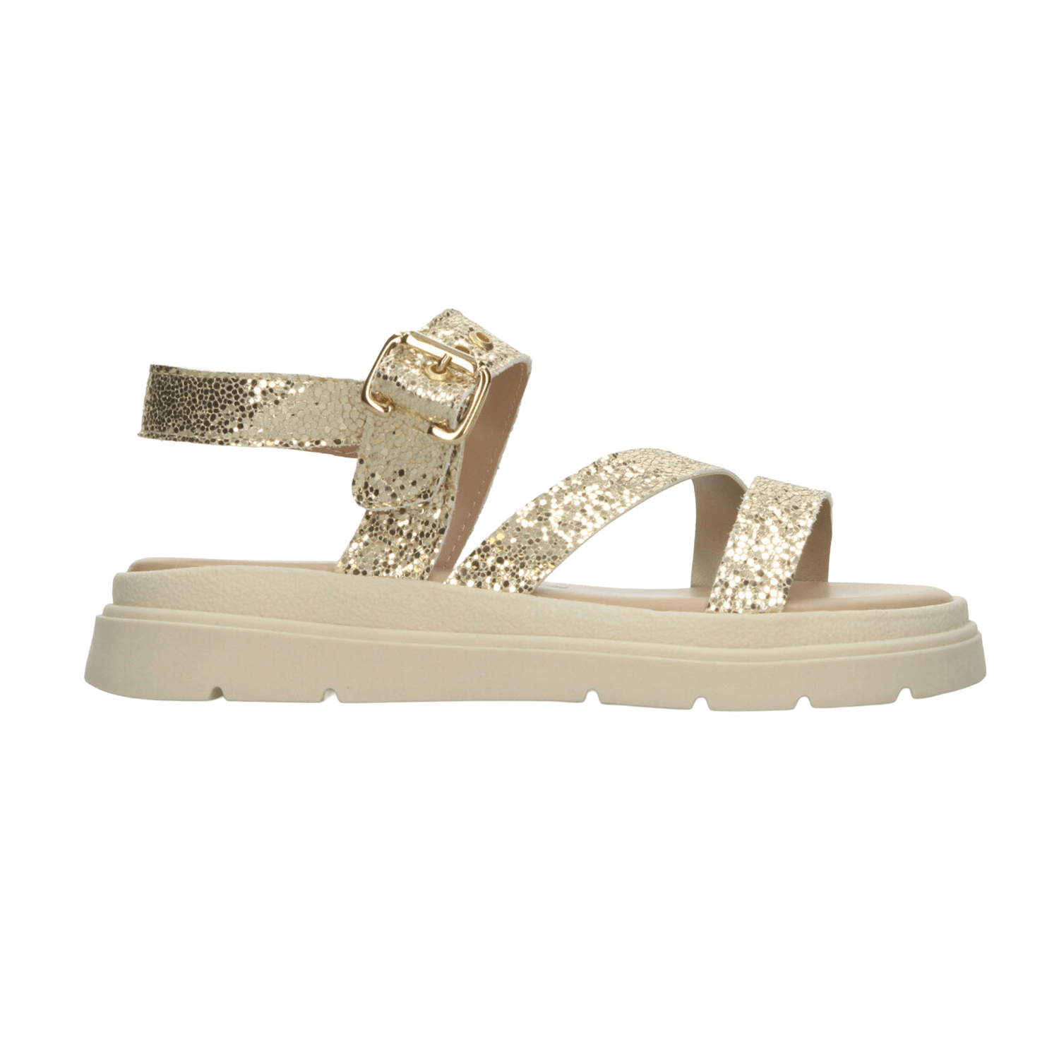 Sandalias Niña Blasito Dorado Casual Infantil T22-27 — imagen 2