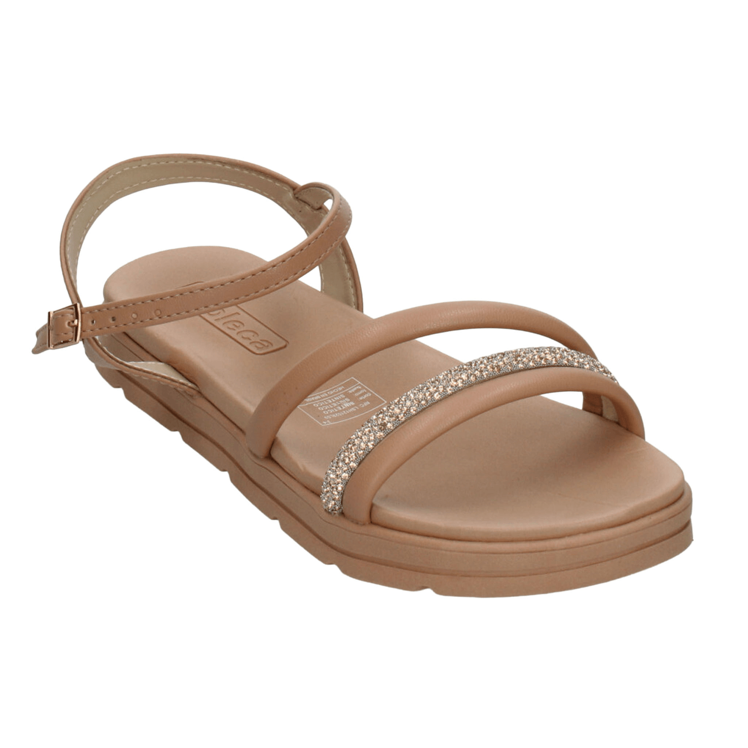 Sandalias Moleca Dama Nude Casual Para Mujer — imagen 5
