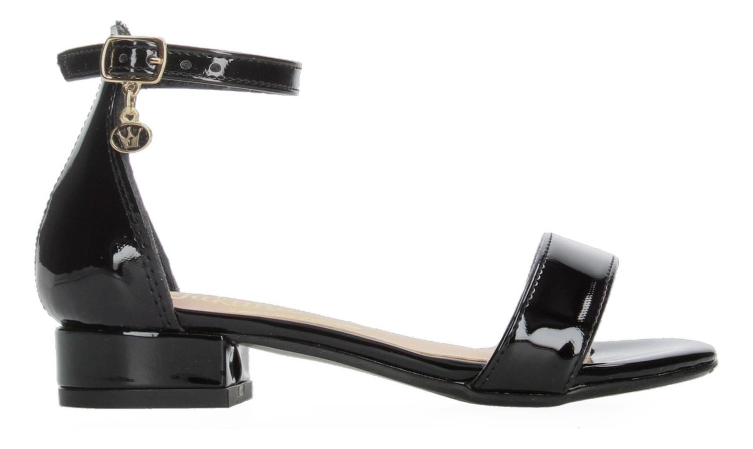 Sandalias Jakuna Niña Tacón Casual Negro Infantil T18-24 — imagen 1