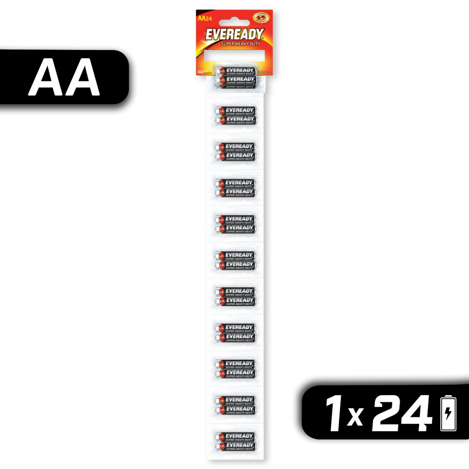 Pila Eveready Carbon Zinc Aa Tira 24 Unidades — imagen 1