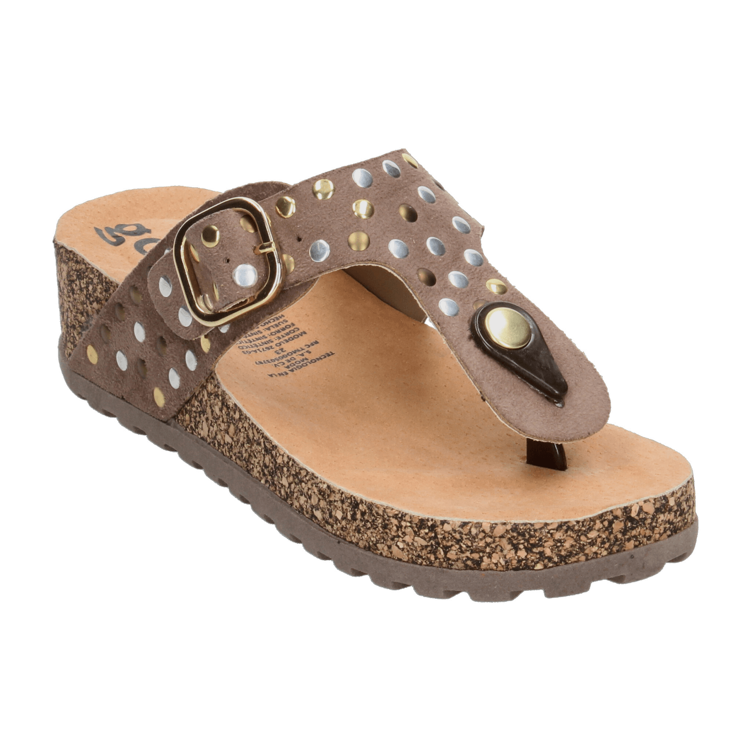 Sandalias Gosh Dama Casual Café Mujer — imagen 4