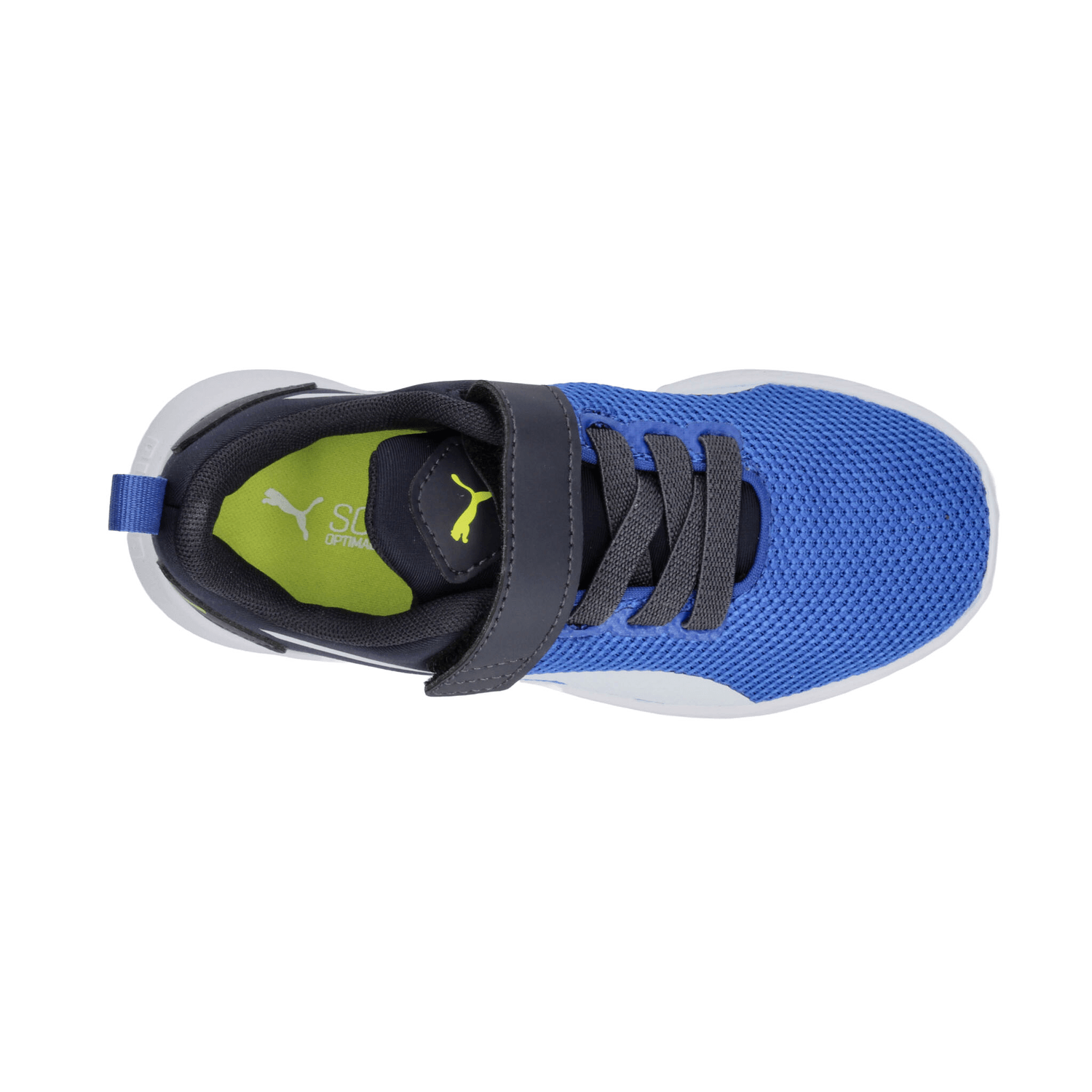 Tenis Puma Flyer Runner V Niño Running Azul Infantil T16-22 — imagen 8
