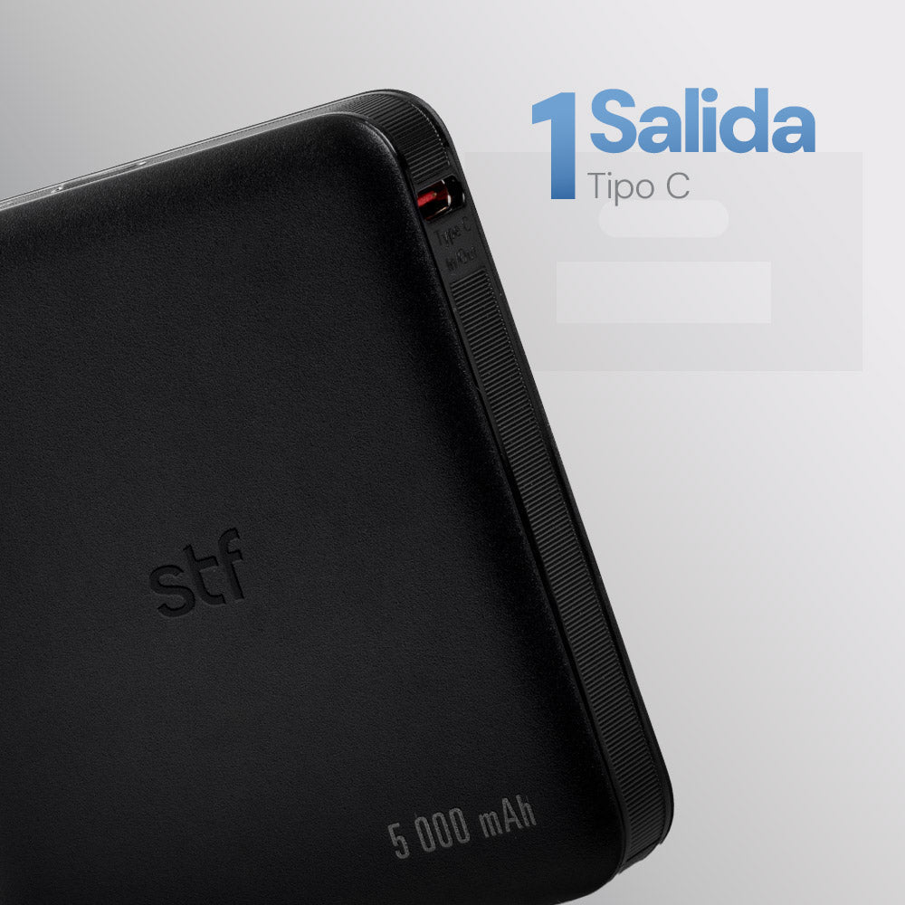 Batería STF Power Bank: 5000mAh, Carga Ultra Rápida, 20W — imagen 7
