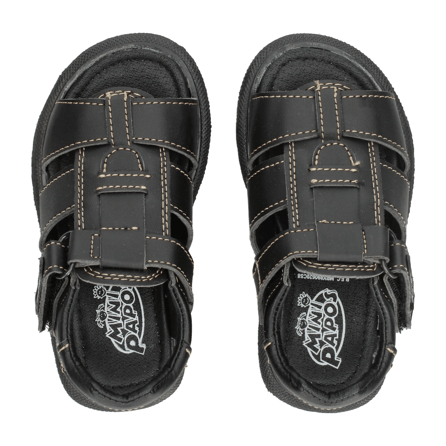 Sandalias Niño Minipapos Negro Casual Infantil T18-22 — imagen 11