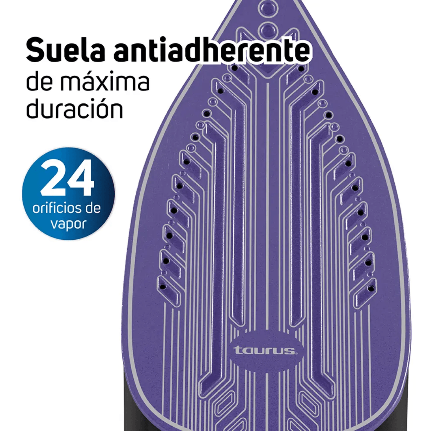 Plancha de Vapor Taurus Selene 1200 W Suela Antiadherente — imagen 3