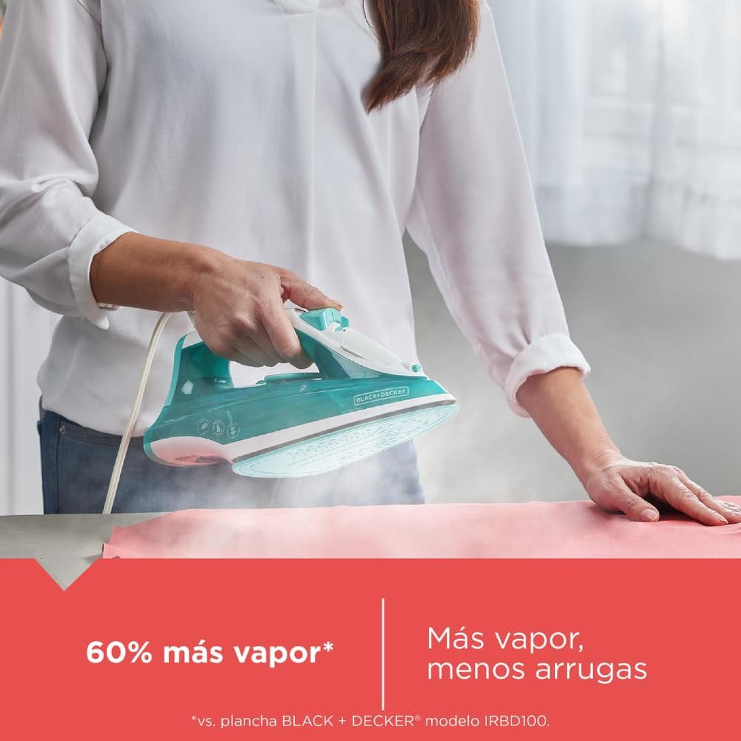 Plancha de Vapor Black+Decker IRBD352 1200 W Suela Cerámica — imagen 8