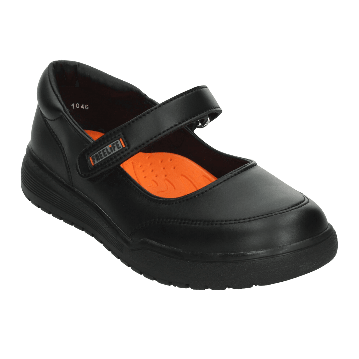 Zapato Freelife Niña Negro Adhesivo Escolar Juvenil T22-26 — imagen 5