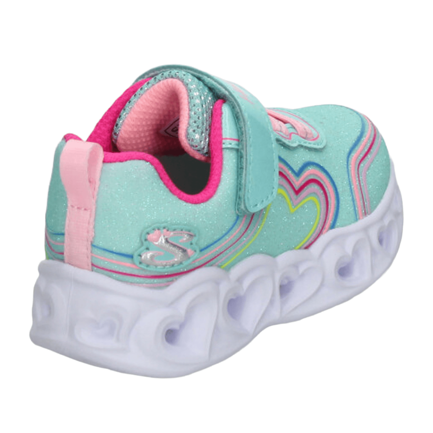 Tenis Skechers Niña Turquesa Luz Led Infantil T11-16 — imagen 4