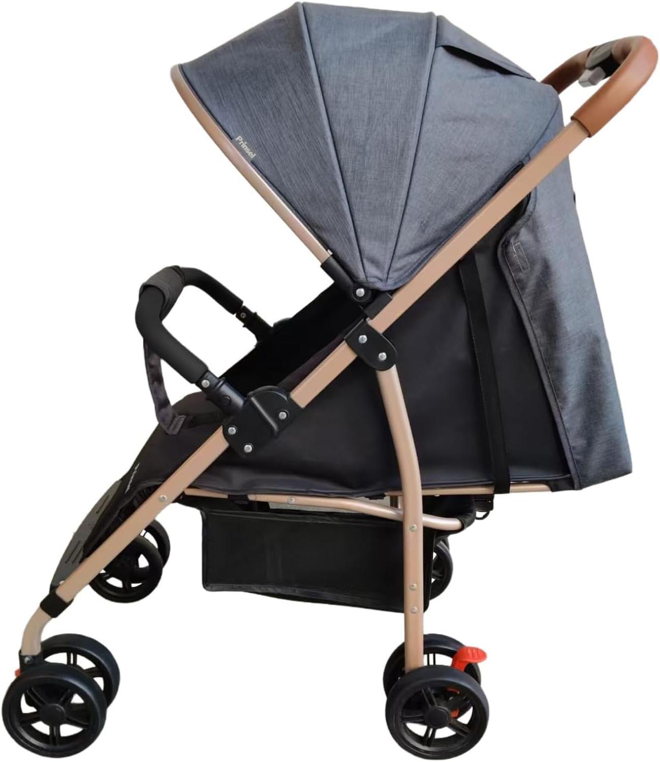 Carriola para Bebé Reversible Prinsel Monaco LX 5346 Negro — imagen 4