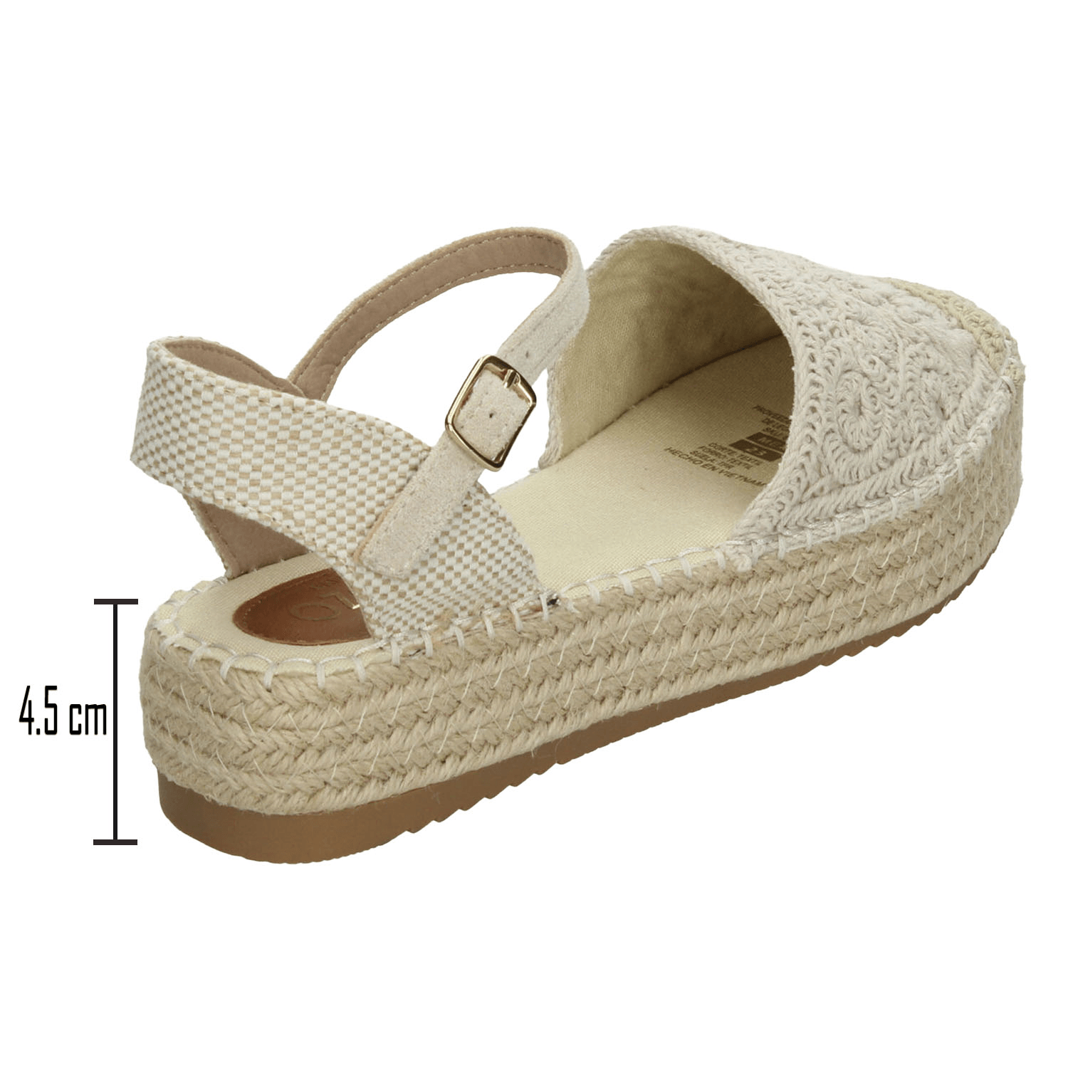 Alpargatas Ozono Dama Casual Beige Mujer — imagen 3