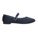 Flats Berlin Dama Casual Mary Jane Azul Marino Mujer