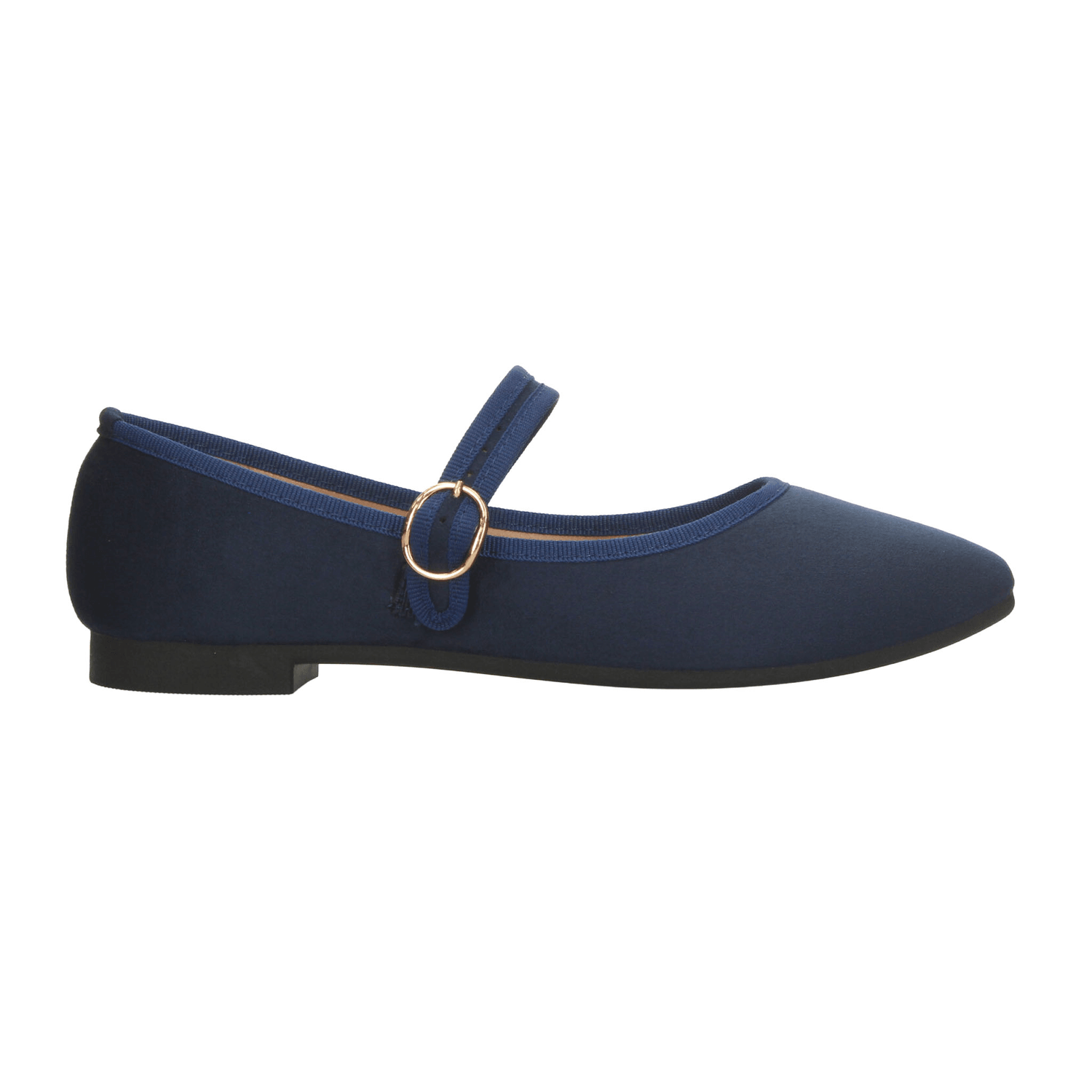 Flats Berlin Dama Casual Mary Jane Azul Marino Mujer — imagen 1
