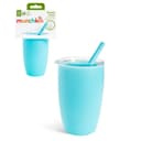 Vaso Entrenador 10oz Munchkin Popote Y Tapa Facil Limpieza Simple Clean Straw Tumbler Niño 12 Meses