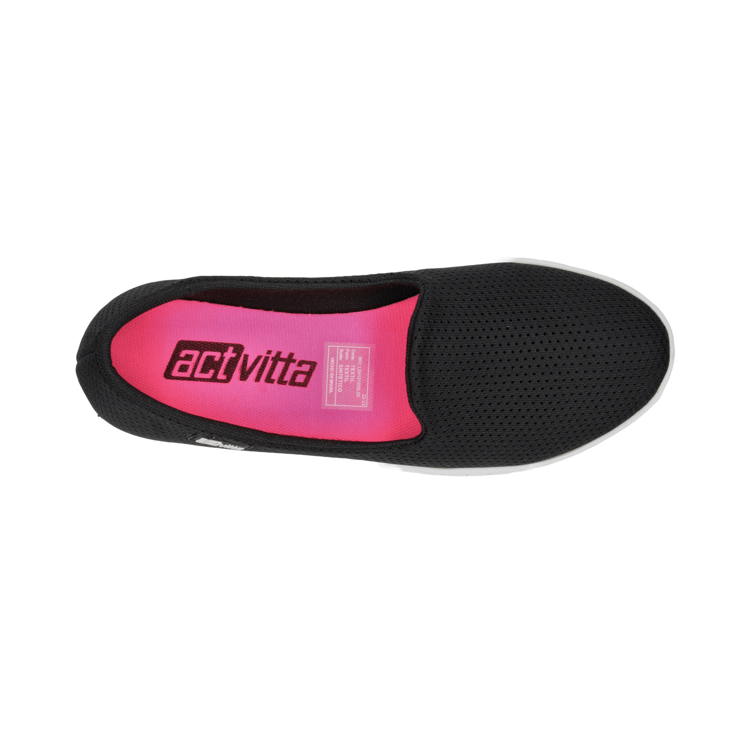 Tenis Dama Actvitta Negro Casual Mujer — imagen 9