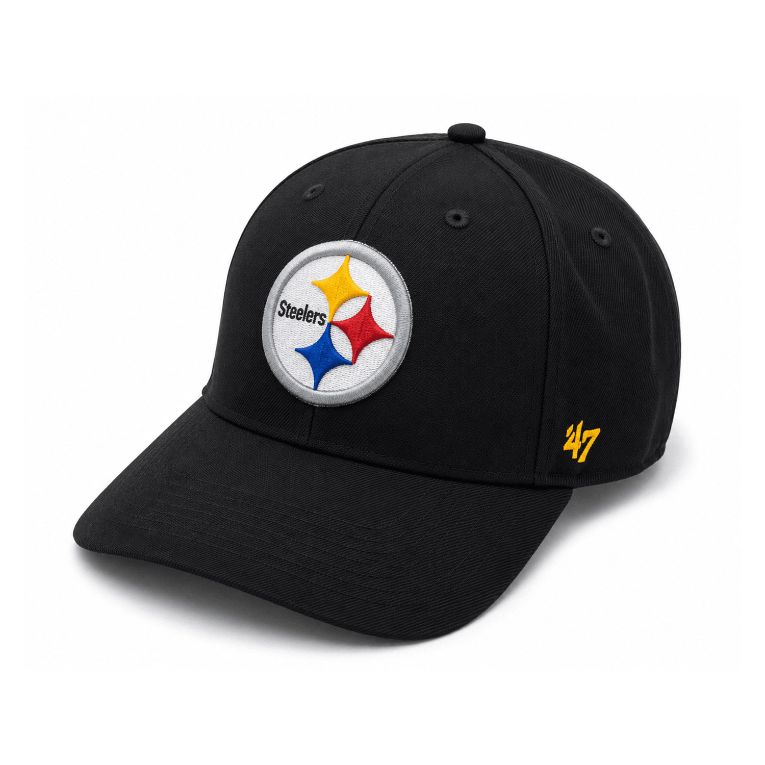 Gorra 47 Brand Steelers Negro Fútbol Americano Unisex — imagen 2