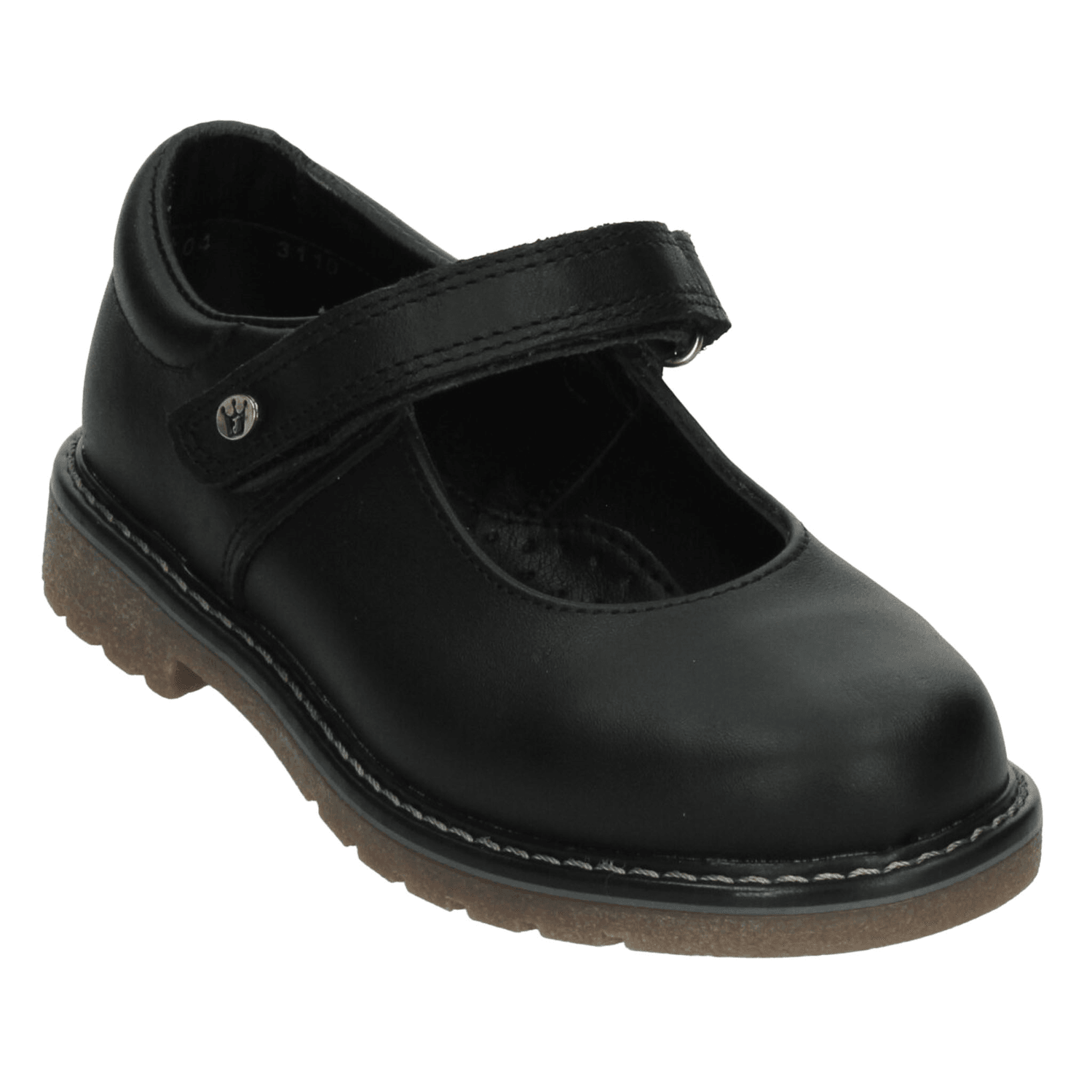 Zapato Jakuna Niña Negro Escolar Adhesivo Infantil T18-22 — imagen 5