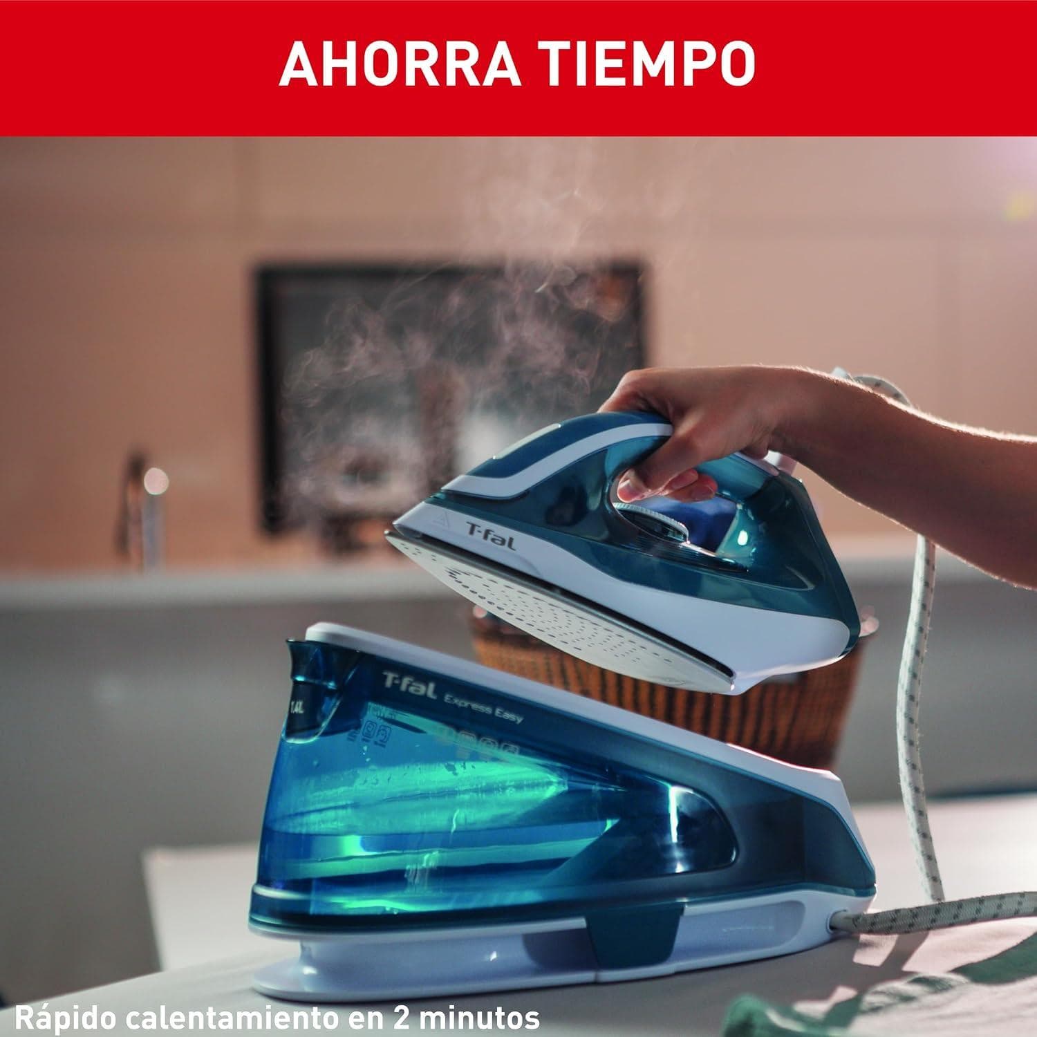 Plancha Generador de Vapor T-Fal SV6115X0 Express Easy — image 5