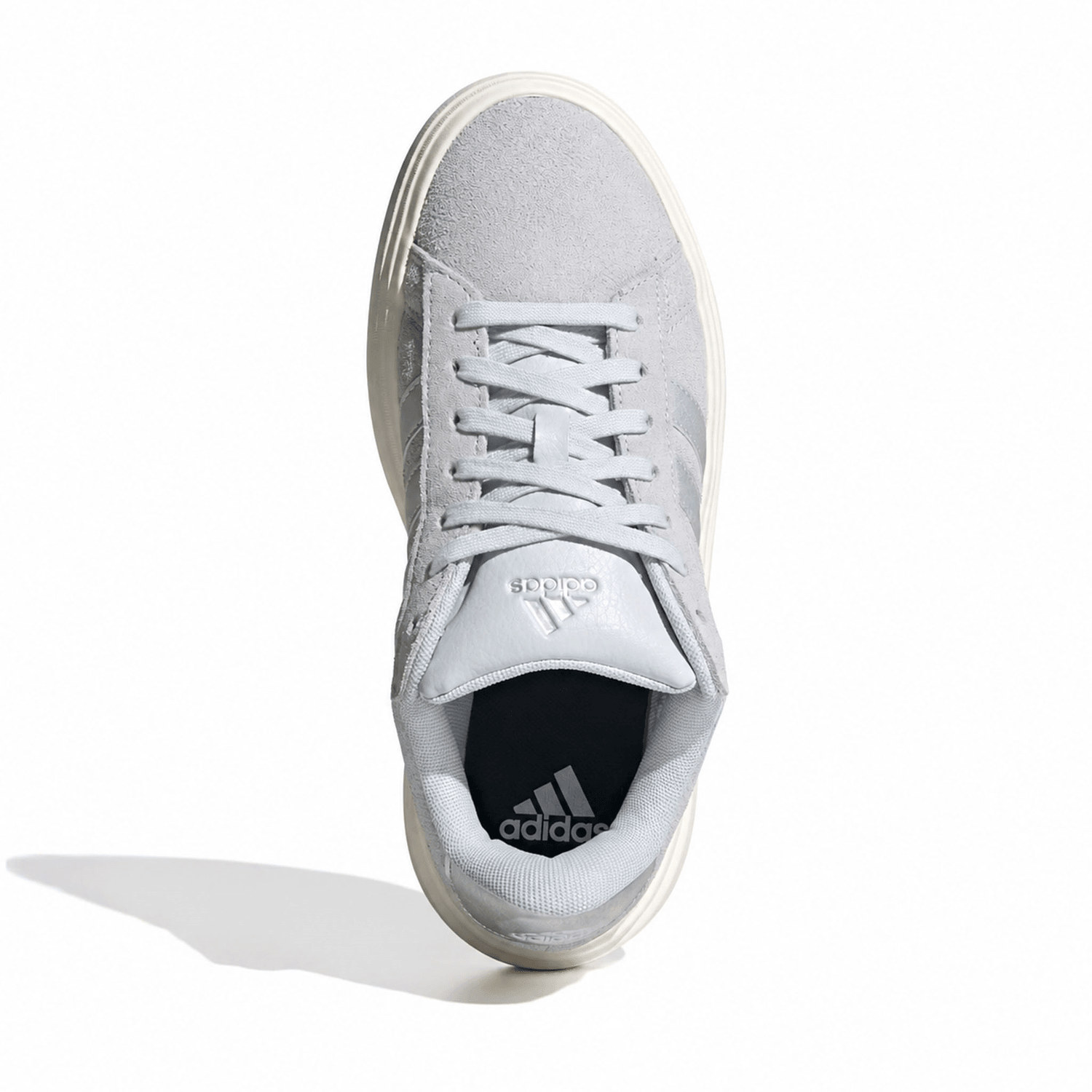 Tenis Adidas Grand Court Platform Dama Casual Gris Mujer — imagen 7