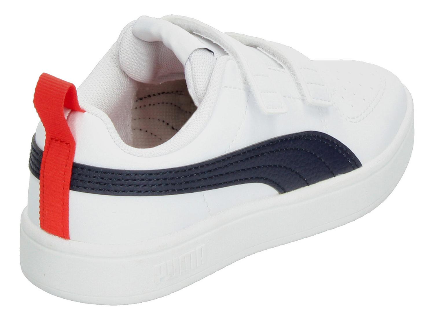 Tenis Puma Rickie V Niño Casual Urbano Blanco Infantil T16-22 — imagen 3