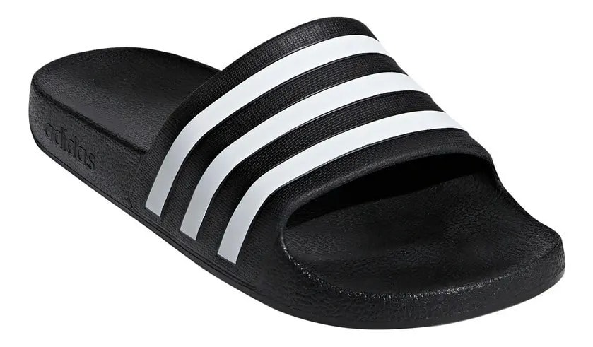 Sandalia adidas Adilette Aqua Hombre Casual Negro Caballero — imagen 10