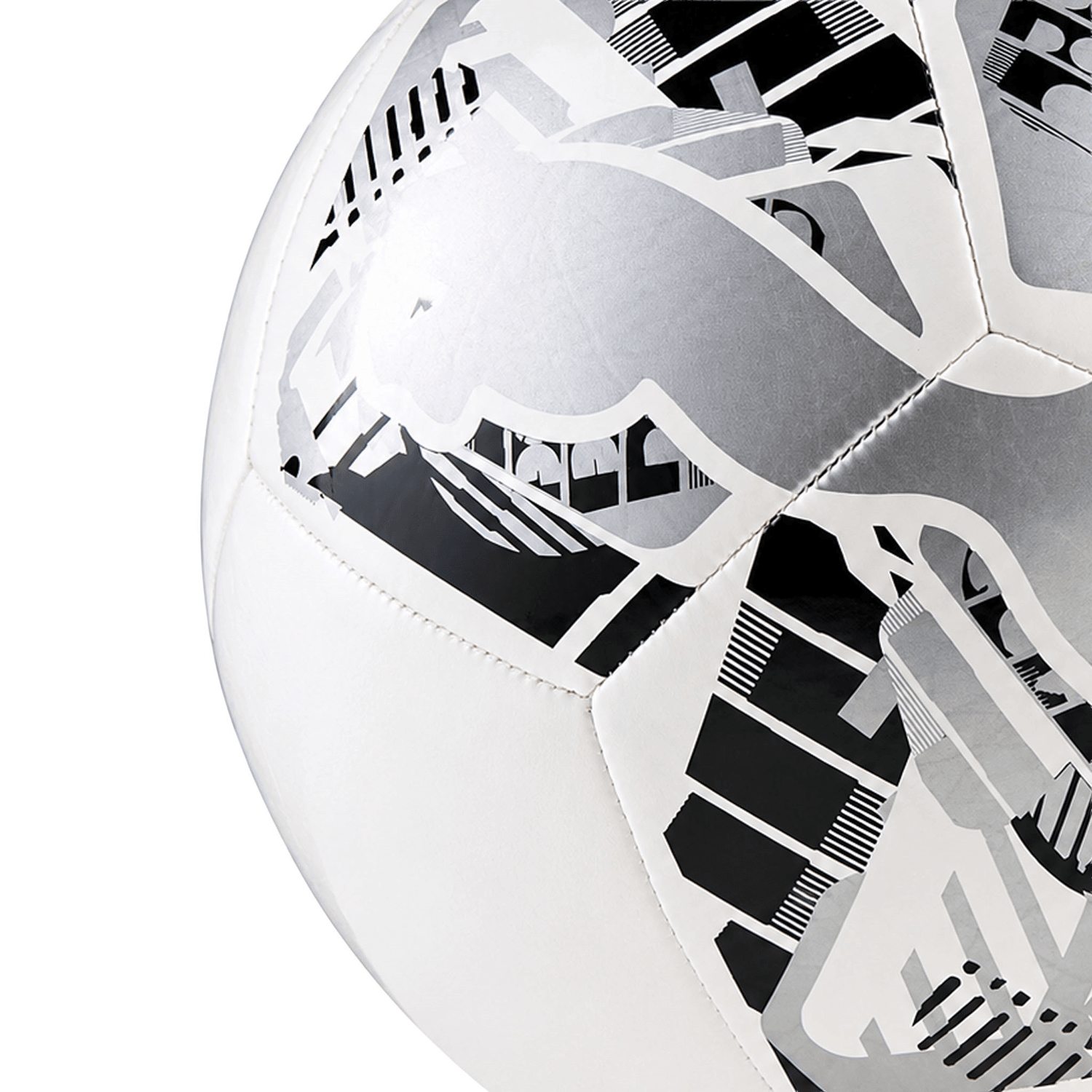 Balón Fútbol Puma Big Cat Blanco Plateado Deportivo — imagen 3
