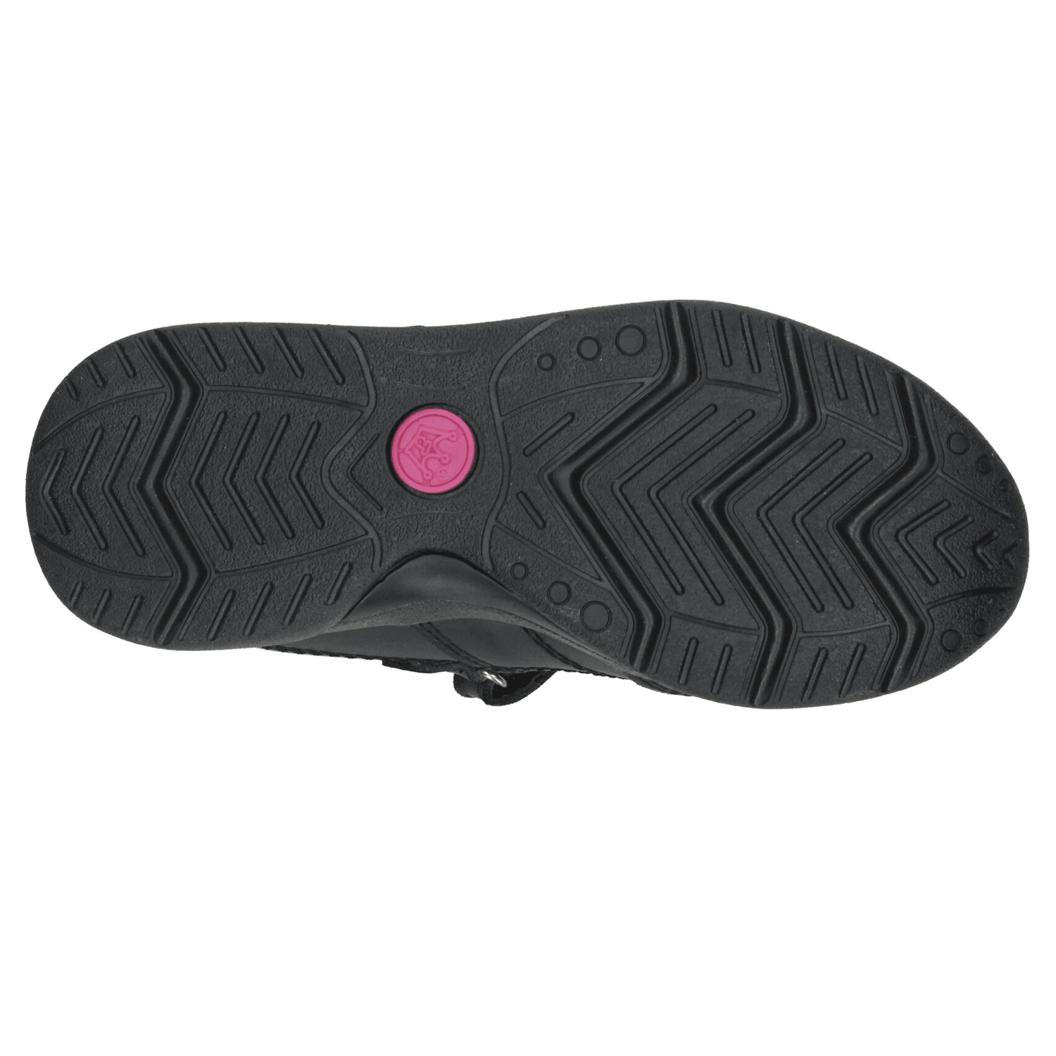 Zapato Jakuna Niña Escolar Liso Cinta Adhesiva Negro Infantil T18-22 — imagen 9