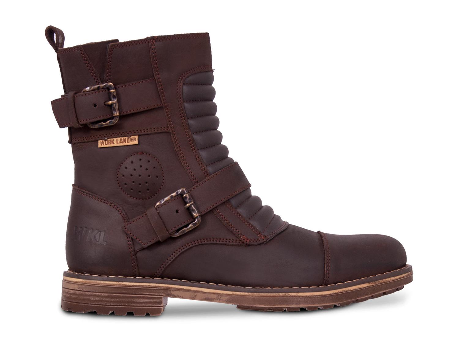Bota Hombre Moto Biker Casual Workland 89737 Chocolate — imagen 3