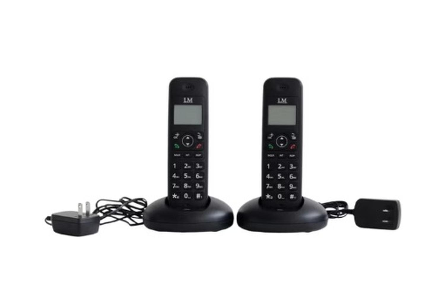 Teléfono Inalámbrico con Pantalla LCD LM702 Negro — imagen 2