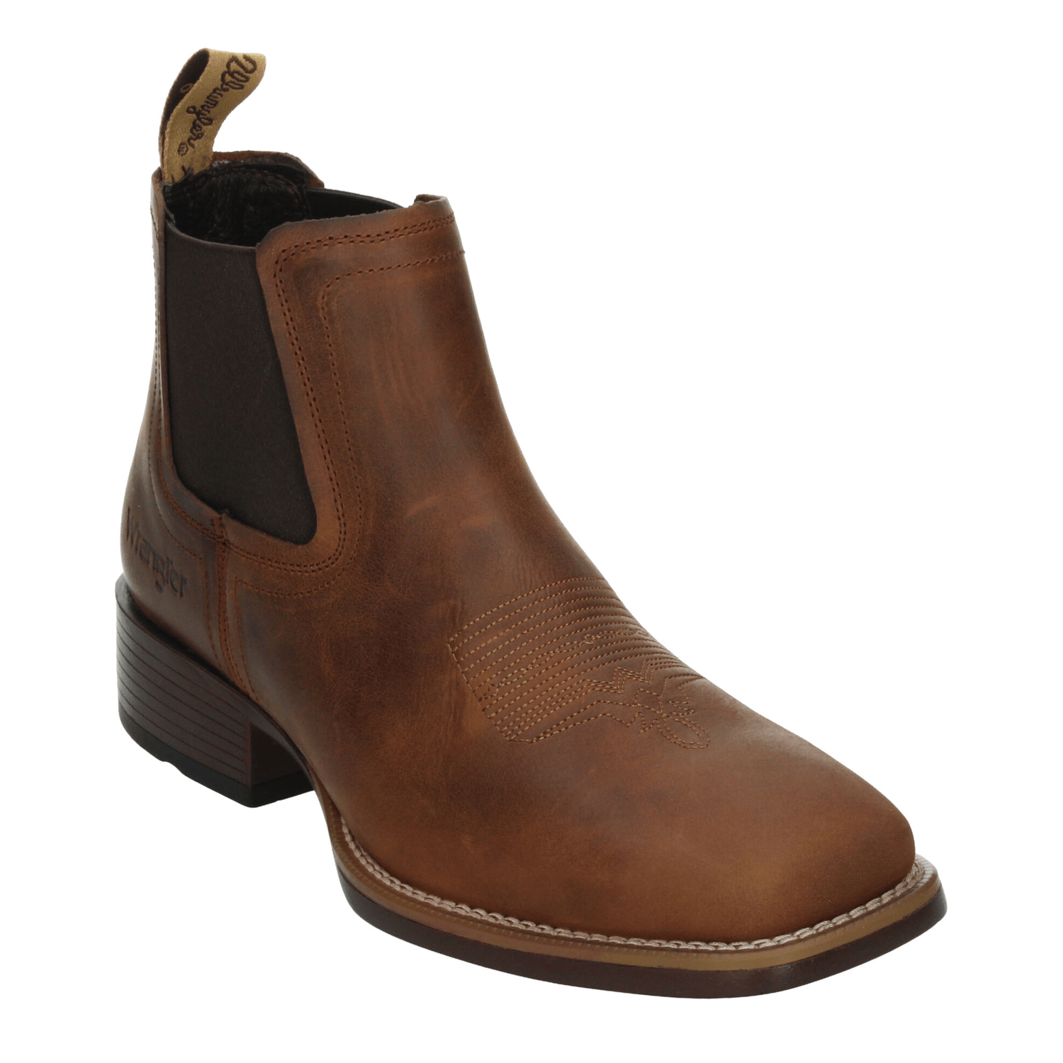Bota Wrangler Hombre Café Casual Slip On Cómodo Caballero — imagen 5