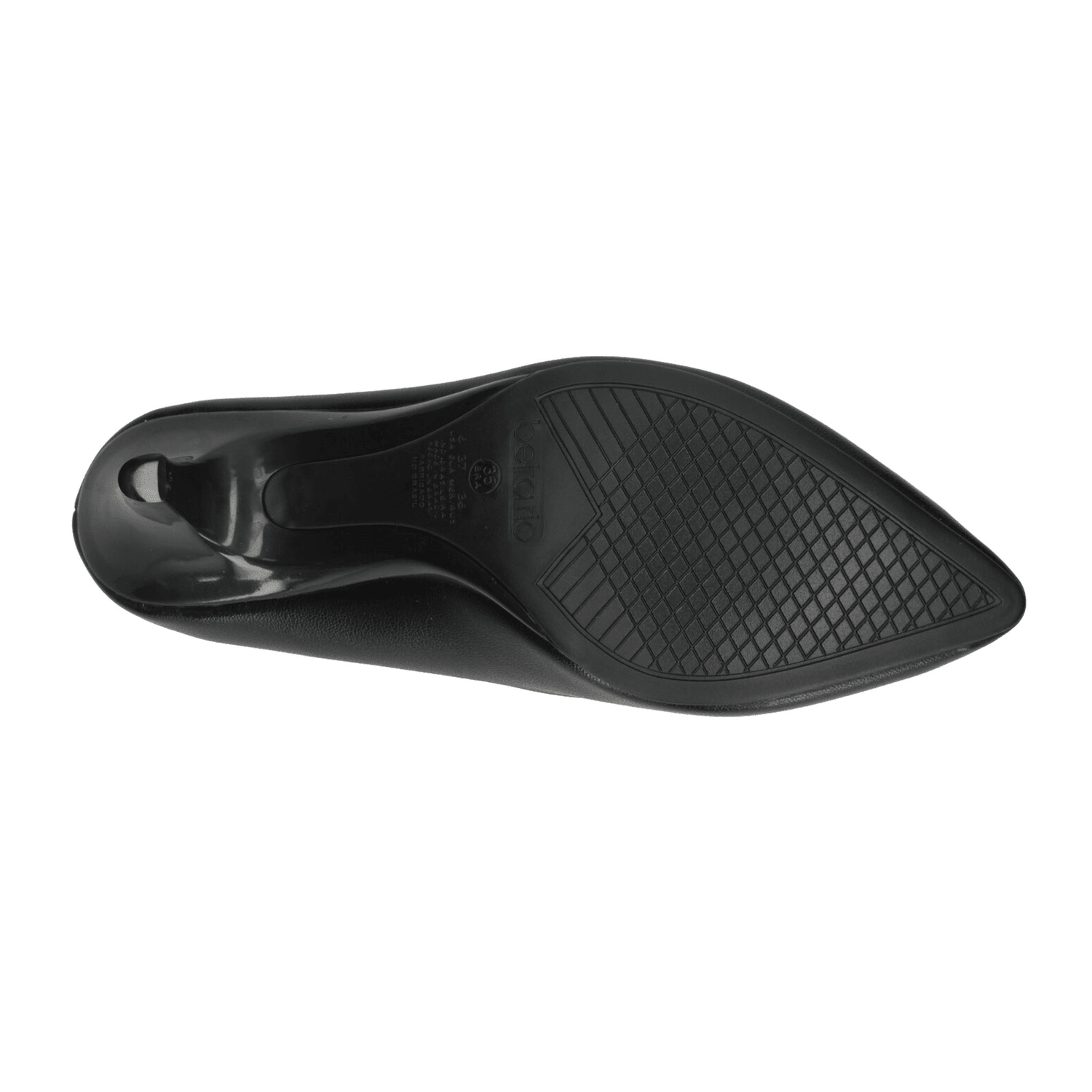 Zapatillas Beira Rio Dama Negro Formal Stiletto Mujer — imagen 10
